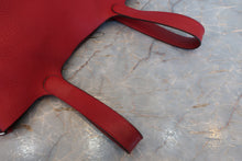 将图片加载到图库查看器，HERMES PICOTIN LOCK MM Clemence leather Rouge casaque C刻印 Hand bag 800020165
