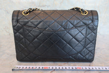 Load image into Gallery viewer, CHANEL Paris Limited Matelasse chain shoulder bag Lambskin Black/Gold hadware Black/Gold hadware 800050092
