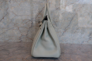 HERMES／エルメス バーキン25 トゴ グリネヴェ B刻印 ハンドバッグ 700070061