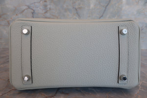 HERMES／エルメス バーキン25 トゴ グリネヴェ B刻印 ハンドバッグ 700070061