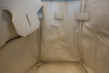 將圖片載入圖庫檢視器 HERMES／エルメス バーキン35 トリヨンクレマンス ホワイト □L刻印 ハンドバッグ 700070141
