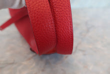 将图片加载到图库查看器，HERMES PICOTIN LOCK PM Clemence leather Rouge casaque C刻印 Hand bag 600070063
