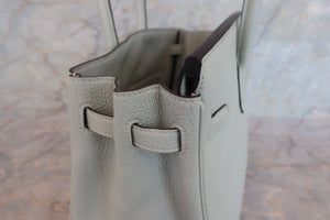 HERMES／エルメス バーキン25 トゴ グリネヴェ B刻印 ハンドバッグ 700070061