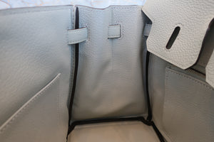 HERMES／エルメス バーキン25 トゴ グリネヴェ B刻印 ハンドバッグ 700070061
