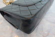 Load image into Gallery viewer, CHANEL Matelasse double Flap Double Chain shoulder bag Lambskin Black/Gold Ha﻿rdware Shoulder bag 800080147
