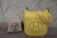 画像をギャラリービューアに読み込む, HERMES／エルメス エブリンTPM トリヨンクレマンス ライム W刻印 ショルダーバッグ 800010038
