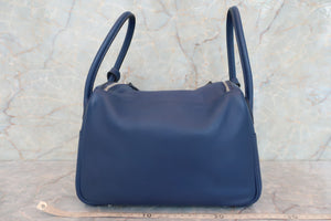 HERMES LINDY 26 Swift leather Blue saphir X刻印 Shoulder bag 600070020