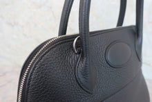 将图片加载到图库查看器，HERMES／BOLIDE 31 Clemence leather Black □O刻印 Shoulder bag 800060204
