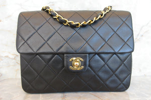 CHANEL/香奈儿 迷你CF 单盖 链条包 羊皮 Black/Gold hadware(黑色/金色金属) 肩背包 700060222