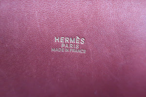 HERMES／エルメス ボリード31 ボックスカーフ ルージュアッシュ □G刻印 ショルダーバッグ 600050226