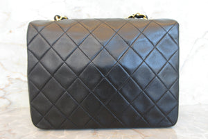 CHANEL/香奈儿 迷你CF 单盖 链条包 羊皮 Black/Gold hadware(黑色/金色金属) 肩背包 700060222