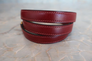 HERMES／BOLIDE 31 Box carf leather Rouge H □G刻印 Shoulder bag 600050226