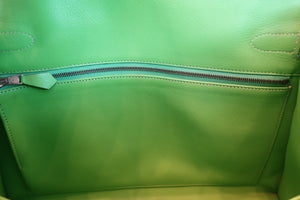 HERMES KELLY 32 Gulliver leather Apple green  ○Y Engraving Shoulder bag 600120154