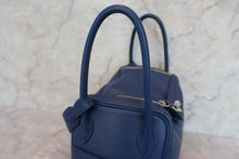 将图片加载到图库查看器，HERMES LINDY 26 Swift leather Blue saphir X刻印 Shoulder bag 600070020
