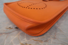 Load image into Gallery viewer, HERMES  EVELYNE TPM Epsom leather Orange □H Engraving Shoulder bag 800050069
