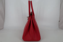 将图片加载到图库查看器，HERMES BIRKIN 30 Epsom leather Bougainvillier □N刻印 Hand bag 800100013
