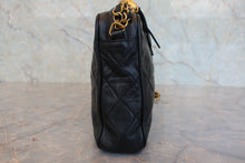 Load image into Gallery viewer, CHANEL Matelasse fringe chain shoulder bag Lambskin Black/Gold hadware Shoulder bag 800080142

