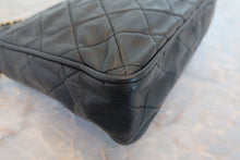 Load image into Gallery viewer, CHANEL Matelasse fringe chain shoulder bag Lambskin Black/Gold hadware Shoulder bag 800080142
