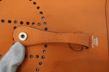 Load image into Gallery viewer, HERMES  EVELYNE TPM Epsom leather Orange □H Engraving Shoulder bag 800050069
