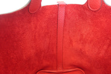 将图片加载到图库查看器，HERMES PICOTIN LOCK PM Clemence leather Rouge casaque C刻印 Hand bag 800040018
