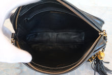 Load image into Gallery viewer, CHANEL Matelasse fringe chain shoulder bag Lambskin Black/Gold hadware Shoulder bag 800080142
