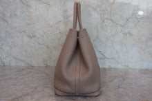 将图片加载到图库查看器，HERMES  GARDEN PARTY PM Country leather Gris tourterelle X刻印 Tote bag 800060206
