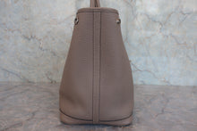 将图片加载到图库查看器，HERMES  GARDEN PARTY PM Country leather Gris tourterelle X刻印 Tote bag 800060206
