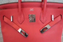 将图片加载到图库查看器，HERMES BIRKIN 30 Clemence leather Bougainvillier □N刻印 Hand bag 600080163
