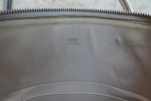 将图片加载到图库查看器，HERMES BOLIDE 35 Clemence leather Gray □H刻印 Shoulder bag 600090218
