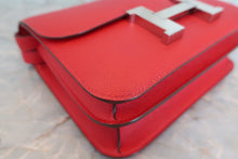 Load image into Gallery viewer, HERMES CONSTANCE3 24 Epsom leather Rouge casaque T Engraving Shoulder bag 600070066
