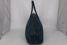 Load image into Gallery viewer, HERMES BOLIDE RELAX 40 Sikkim leather Blue thalassa □P Engraving Hand bag 800100020
