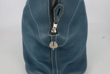 Load image into Gallery viewer, HERMES BOLIDE RELAX 40 Sikkim leather Blue thalassa □P Engraving Hand bag 800100020
