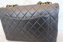 将图片加载到图库查看器，CHANEL/香奈儿 中号CF 单盖包 链条包 羊皮 Black/Gold hadware(黑色/金色金属) 肩背包 700100206

