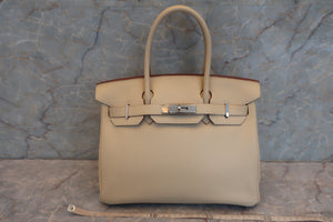 HERMES BIRKIN 30 Togo leather Parchemin □K刻印 Hand bag 600090284