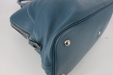 Load image into Gallery viewer, HERMES BOLIDE RELAX 40 Sikkim leather Blue thalassa □P Engraving Hand bag 800100020
