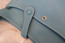 Load image into Gallery viewer, HERMES EVELYNE 3GM Clemence leather Blue jean □L Engraving Shoulder bag 800050109
