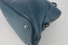 Load image into Gallery viewer, HERMES BOLIDE RELAX 40 Sikkim leather Blue thalassa □P Engraving Hand bag 800100020
