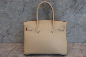 HERMES BIRKIN 30 Togo leather Parchemin □K刻印 Hand bag 600090284