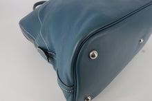 Load image into Gallery viewer, HERMES BOLIDE RELAX 40 Sikkim leather Blue thalassa □P Engraving Hand bag 800100020
