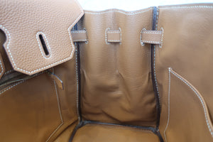 HERMES／エルメス バーキン35 トゴ ゴールド □I刻印 ハンドバッグ 700070003