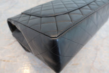 将图片加载到图库查看器，CHANEL/香奈儿 中号CF 单盖包 链条包 羊皮 Black/Gold hadware(黑色/金色金属) 肩背包 700100206
