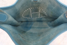Load image into Gallery viewer, HERMES EVELYNE 3GM Clemence leather Blue jean □L Engraving Shoulder bag 800050109
