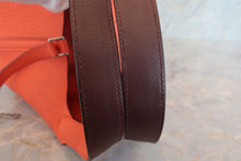 Load image into Gallery viewer, HERMES PICOTIN LOCK Eclat MM Clemence leather/Swift leather Orange poppy/Bordeaux A Engraving Hand bag 700070078
