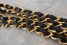 画像をギャラリービューアに読み込む, CHANEL/シャネル マトラッセチェーンショルダーバッグ ラムスキン ブラック/ゴールド金具 ショルダーバッグ 800010056
