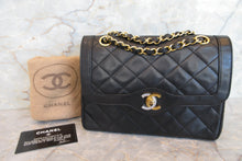 画像をギャラリービューアに読み込む, CHANEL/シャネル パリ限定マトラッセダブルフラップチェーンショルダーバッグ ラムスキン ブラック/ゴールド金具 ショルダーバッグ 700060190
