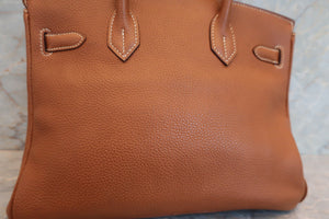 HERMES／エルメス バーキン30 トゴ ゴールド □I刻印 ハンドバッグ 700060007