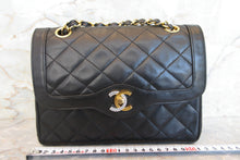 画像をギャラリービューアに読み込む, CHANEL/シャネル パリ限定マトラッセダブルフラップチェーンショルダーバッグ ラムスキン ブラック/ゴールド金具 ショルダーバッグ 700060190

