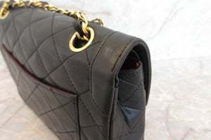 CHANEL/シャネル パリ限定マトラッセダブルフラップチェーンショルダーバッグ ラムスキン ブラック/ゴールド金具 ショルダーバッグ 700060190