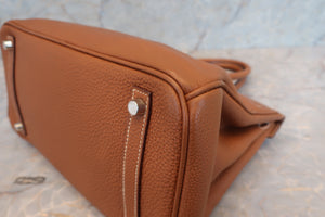 HERMES／エルメス バーキン30 トゴ ゴールド □I刻印 ハンドバッグ 700060007