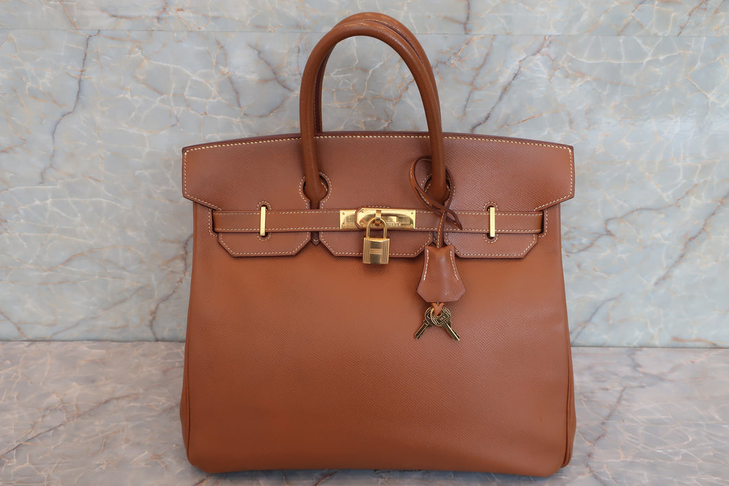 HERMES HAUT A COURROIRE 32 Graine Couchevel leather Gold 〇Y刻印 Hand bag 600080146